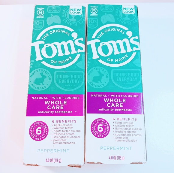 Toms Bath & Body Toms Toothpaste Peppermint Natural With Fluoride
